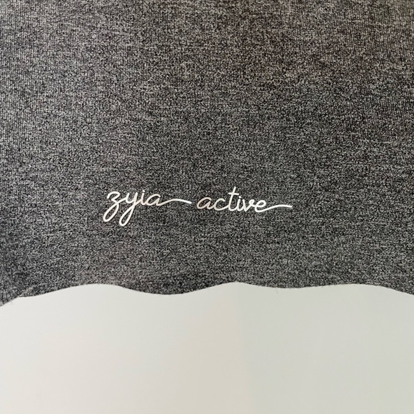 Zyia Active sports bralette size XXXL charcoal - Picture 5 of 7